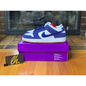 Size 3y Nike SB Dunk Low “Los Angeles Dodgers” Athletic Skate Shoes DN3675-401